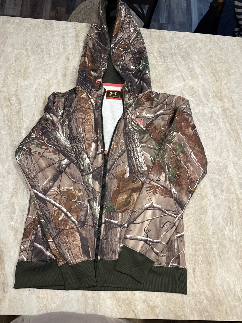 Under Armour Womens UA Storm Realtree Camo Fleece Lined Jacket Medium